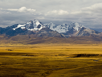 Berg mit Gletscher