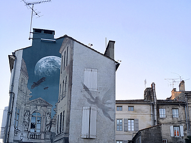 Wandmalerei in Angoulême