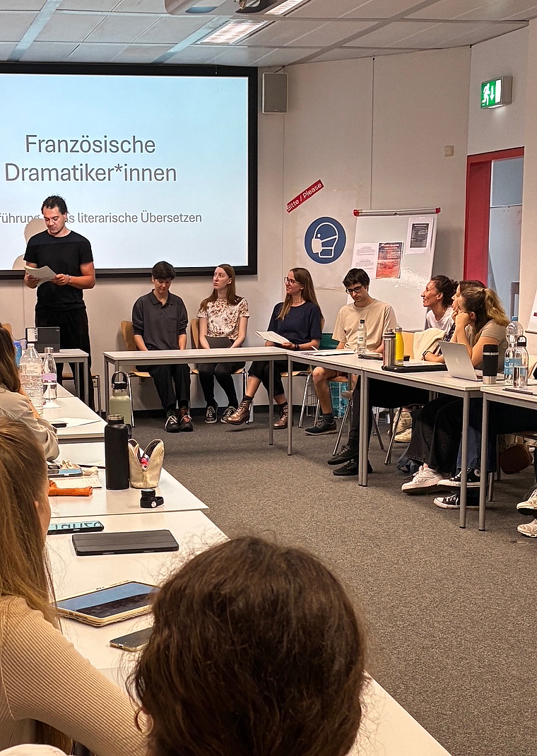 Studierende präsentieren Texte