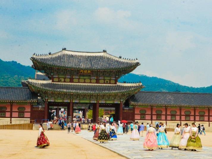 Seoul, Gyeongbokgung Palast