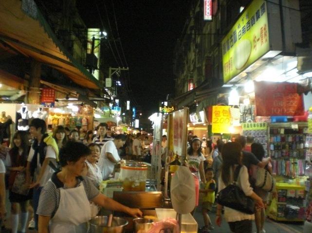 Nachtmarkt in Taipeh, Taiwan