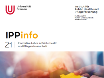 Cover IPPinfo 21: Innovative Lehre in Public Health und Pflegewissenschaft