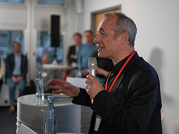 Prof. Rainer Malaka at his welcome speech