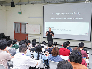 Prof. Rainer Malaka at CAMT at Chiang Mai University