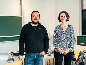 Professor Marcus Callies und Professorin Christine Knipping entwickelten neue Lehrkonzepte für die Fächer Englisch und Mathematik.