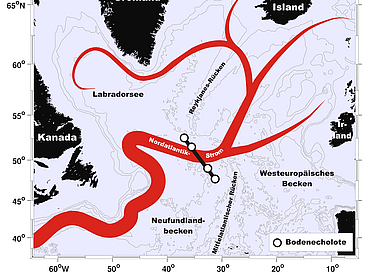 Graphic of North Atlantic Current