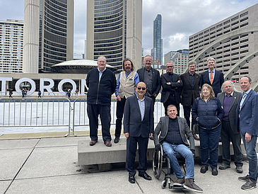 Members ot the IFIP Board at the meeting in Toronto, Canada