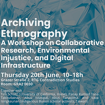 Workshop Poster "Archiving Ethnography"