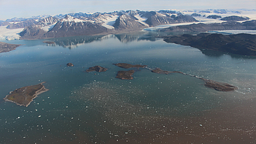 Kongsfjord auf Spitzbergen