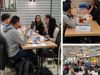 Networking Networking scene frin Career Camp 2024