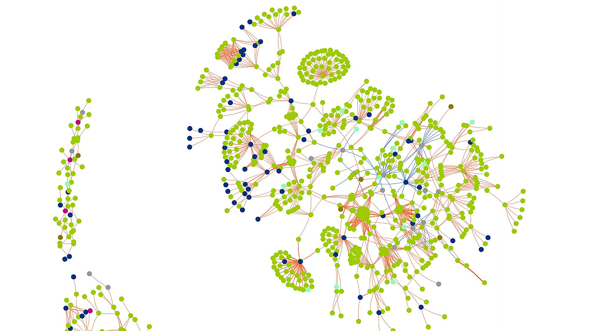 Netzwerkanalysen sind statistische Analysen, die helfen, mögliche Interaktionen und symbiotische Netzwerke in Mikroorganismen Gesellschaften zu erkennen und darzustellen.