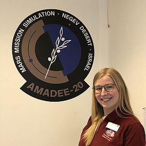 Lara Watermann im Mission-Support-Center