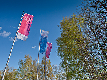 Flaggen der Universität Bremen.