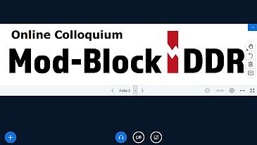 Mod-Block DDR startet Online Kolloquium