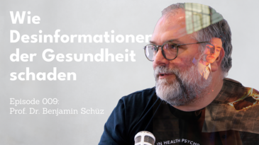 Prof. Dr. Benjamin Schüz im Podcast Digital Public Health