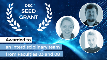 DSC Seed Grant Logo und Fotos Förderempfänger*innen