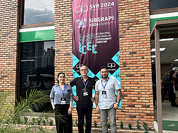 Ameneh Asafari, Rainer Malaka and Mehrdad Bahrini at ICEC 2024