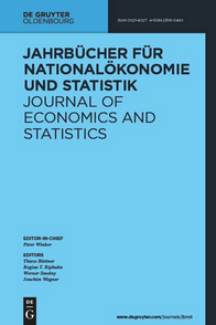 Jahrbücher für Nationalökonomie und Statistik