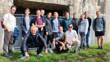 Group in front of the Bunker