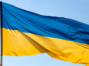 Ukrainische Flagge