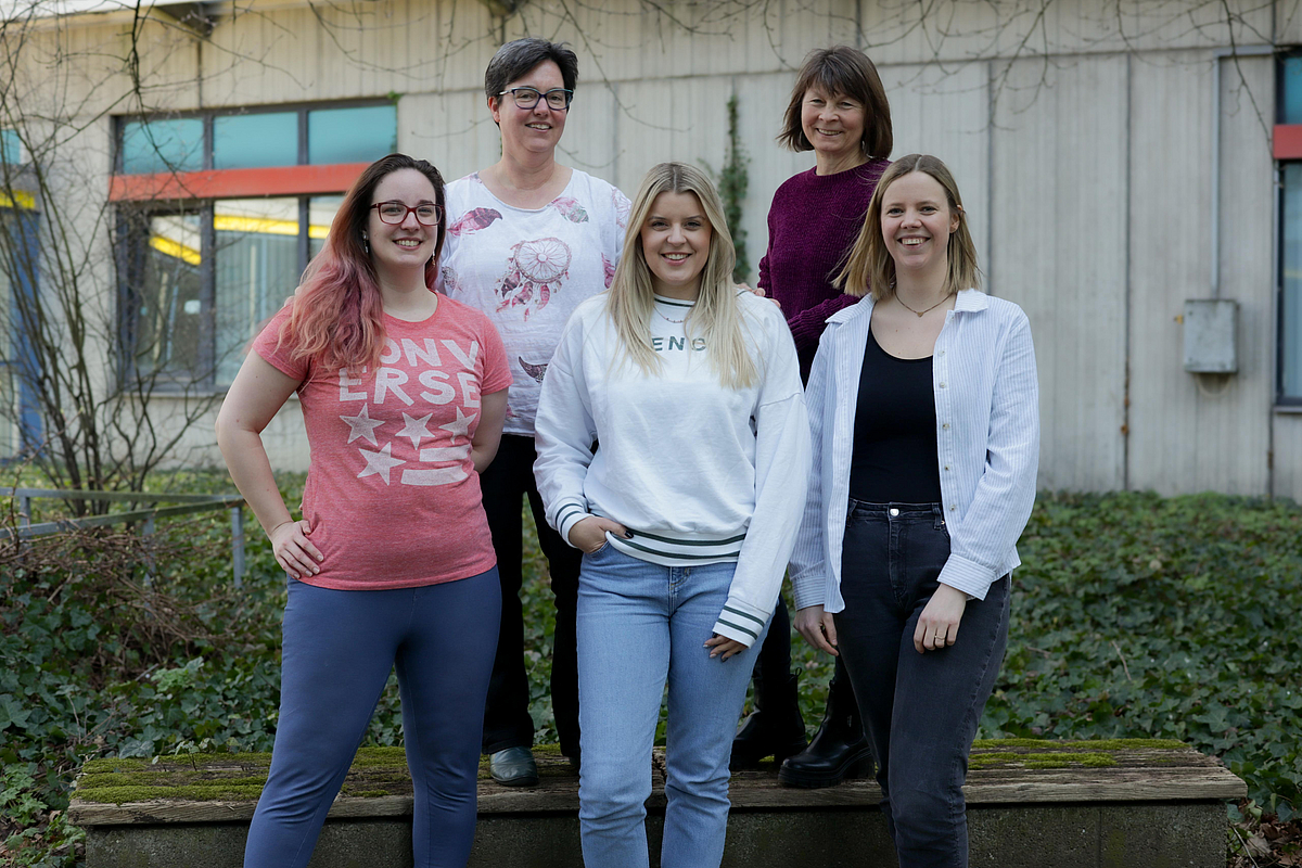 The cell biology team in March 2025 Working Group