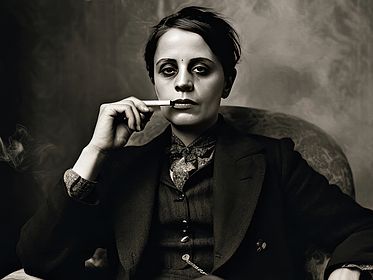 Porträt von Lise Meitner - KI generiert Porträt von Lise Meitner - KI generiert