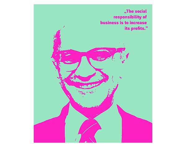 [Translate to English:] Picture from Milton Friedman