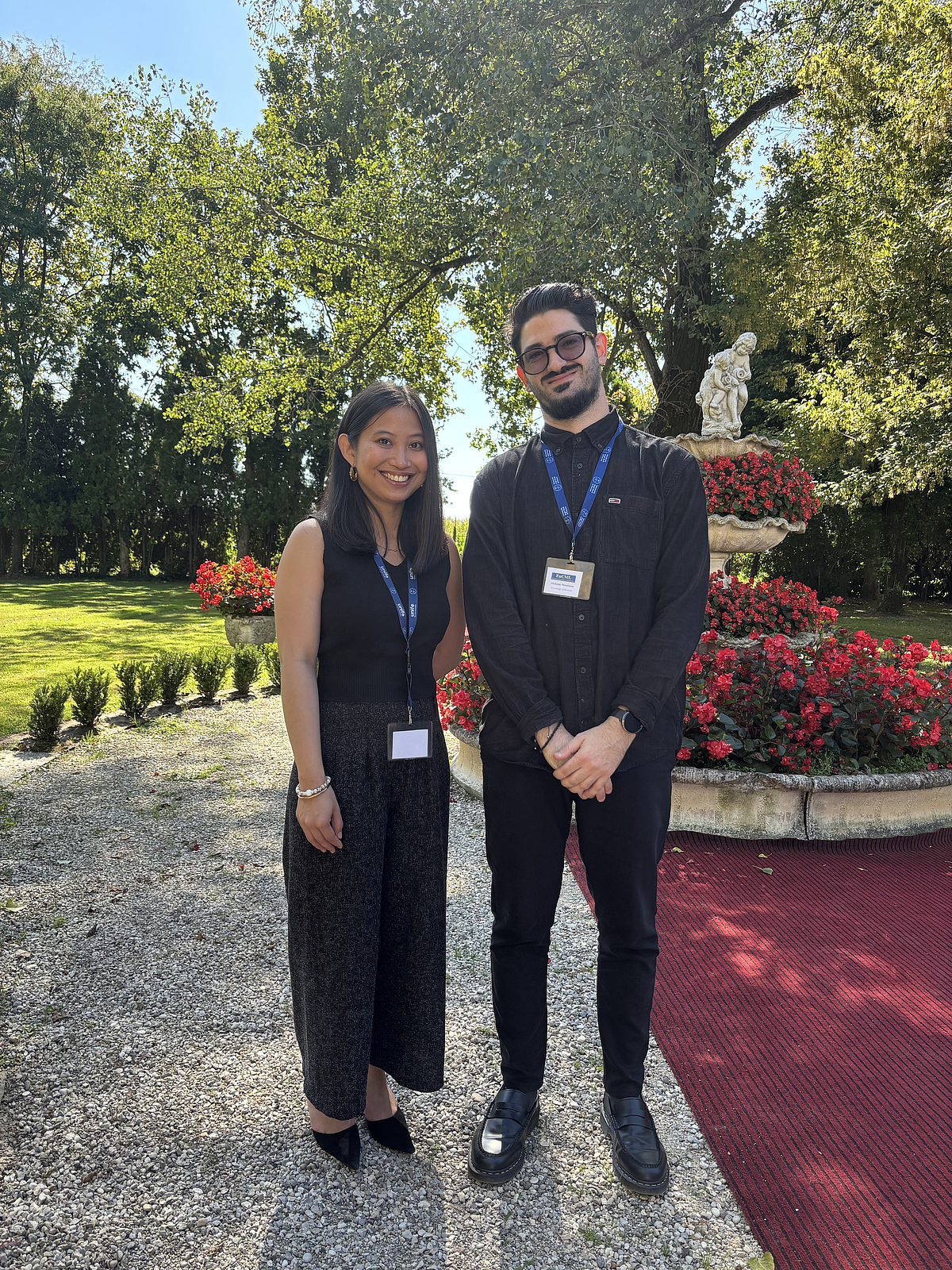 Eva Angelina Trinidad und Dr. Nicholas Mouttotos