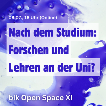 Forschen und Lehren an der Uni?