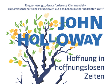 Poster für den Vortrag von John Holloway