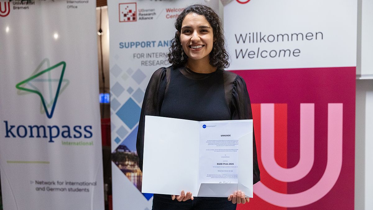 DAAD-Preis für Helena Montalvo DAAD Preisverleihung