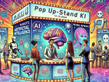 KI generierter POP UP-Stand KI