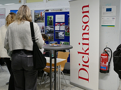 Infostand des Dickinsson College