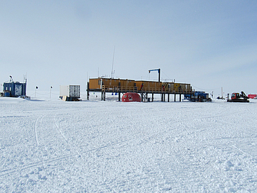 Forschungsstation in der Antarktis