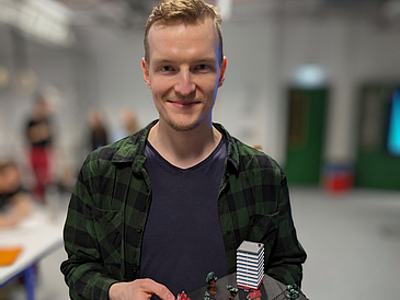 Georg Volkmar at his PHD defense