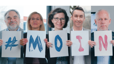 The “#MOIN! – Modellregion Industriemathematik” (model region for industrial mathematics) project develops innovative transfer instruments in the German Federal Ministry of Education and Research (BMBF) scholarship program T!Raum – TransferRäume für die Zukunft von Regionen.