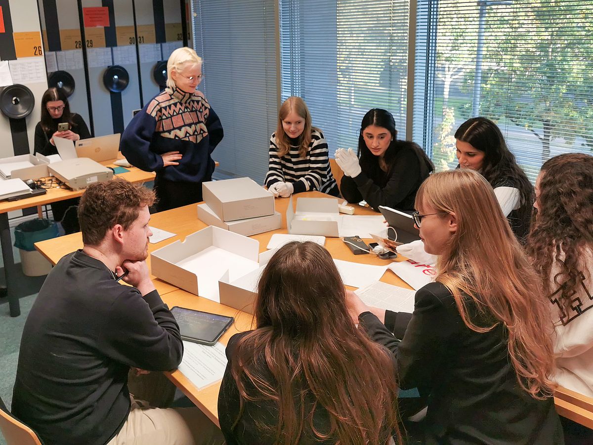 Archivarbeit im Austauschseminar