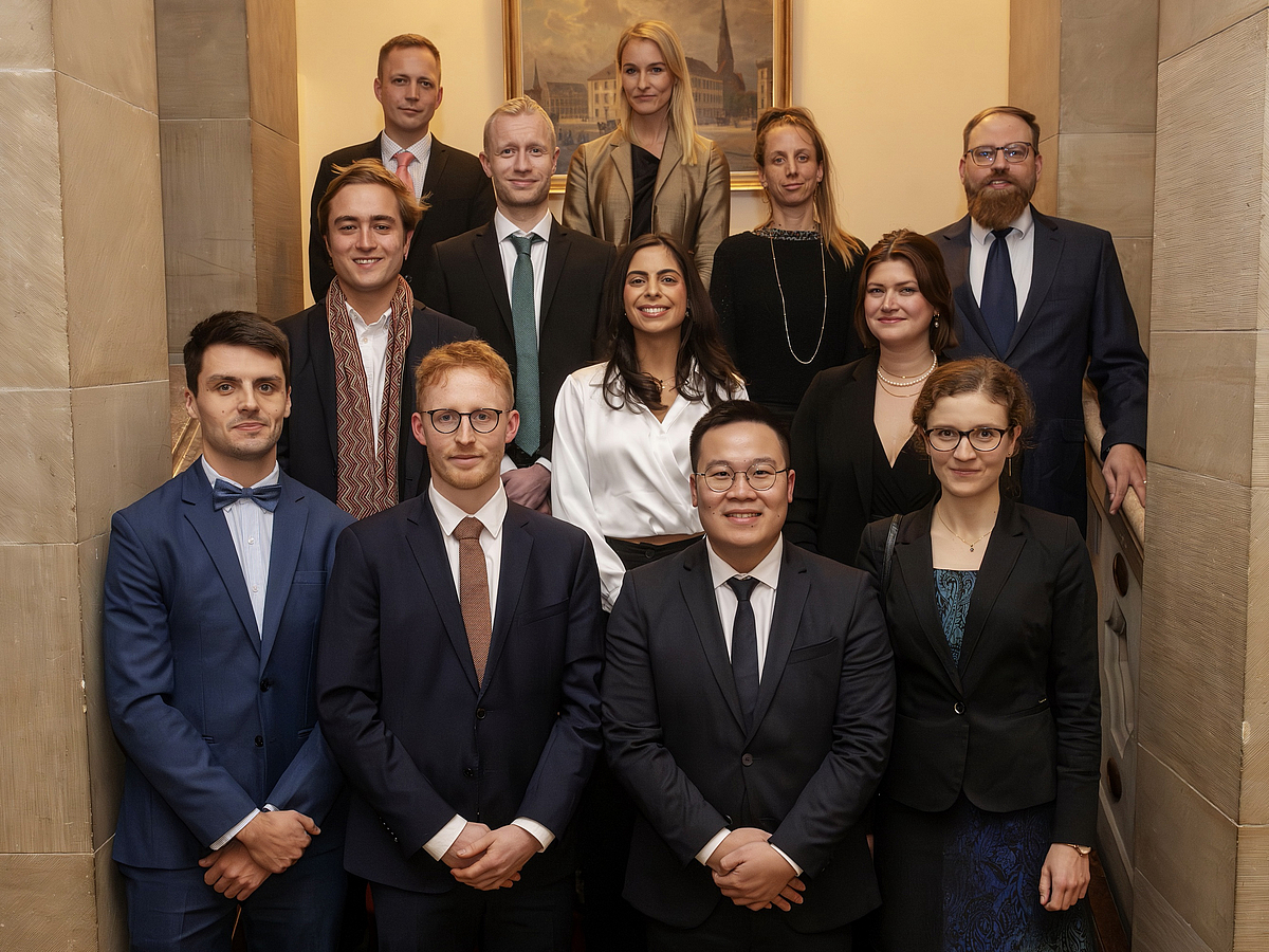 Group photo doctoral awards ceremony