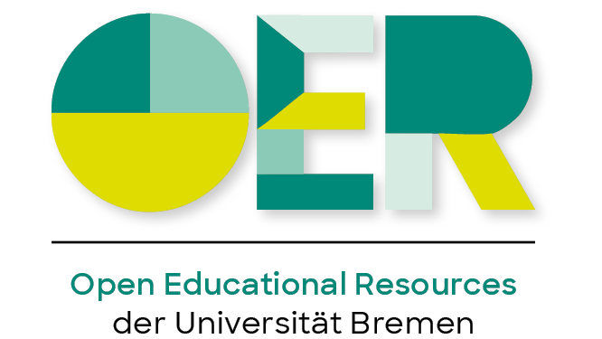 Open Educational Ressources Logo der Universität Bremen (grün-gelb)