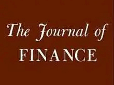 Text: Journal of Finance