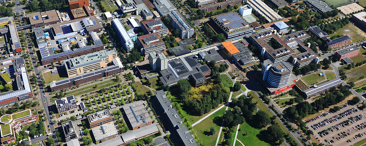 Aerial view of the campus of the University of Bremen