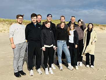 Gruppenbild am Strand