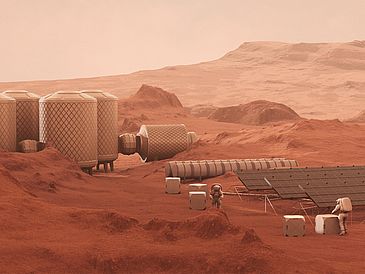Personen auf dem Mars