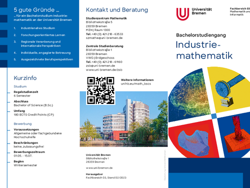 Neue Flyer Bachelorstudiengänge Mathematik & Industriemathematik ...