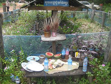 Grab von Pol Pot in Kambodscha