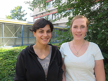 Portrait zwei junger Frauen