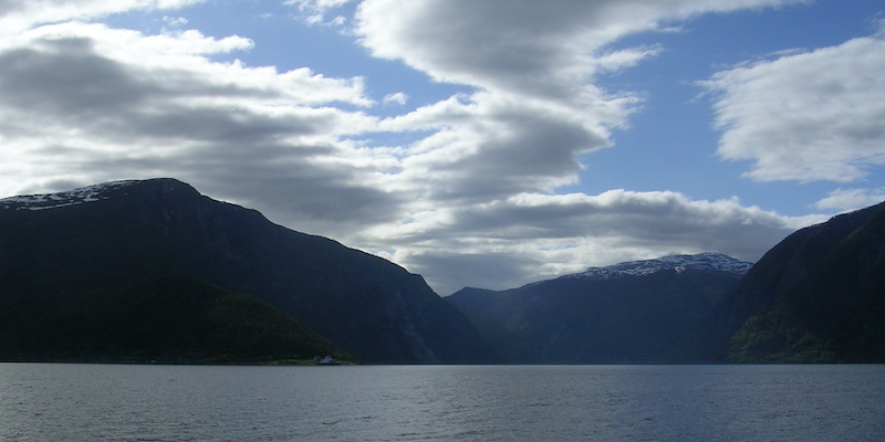 2009: Kyllaren Fjord, Norway A Norwegian fjord at dusk.